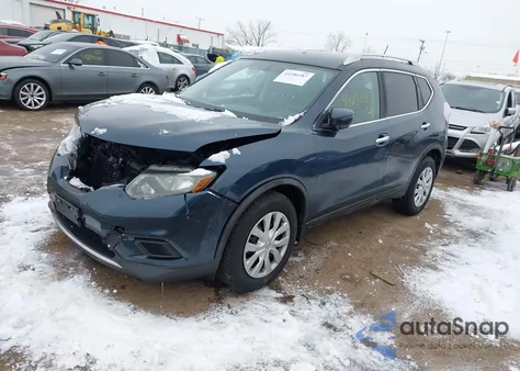 2016 Nissan Rogue S z USA, uszkodzony, nr VIN KNMAT2MV7GP707532